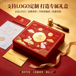 厂家批发定制中秋月饼礼盒高档国潮定制礼品盒送朋友6粒8粒装点心甜品包装盒