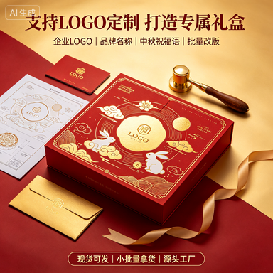 厂家批发定制中秋月饼礼盒高档国潮定制礼品盒送朋友6粒8粒装点心甜品包装盒