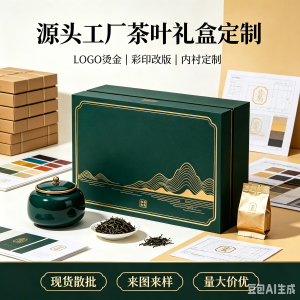 厂家批发定制高档茶叶包装盒一斤装绿茶空礼盒大红袍红茶铁观音岩茶茶叶盒毛尖茶叶礼品盒定制